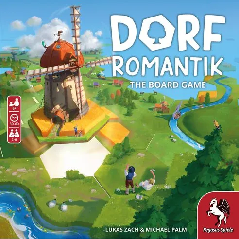 Caixa do jogo de tabuleiro Dorf Romantik